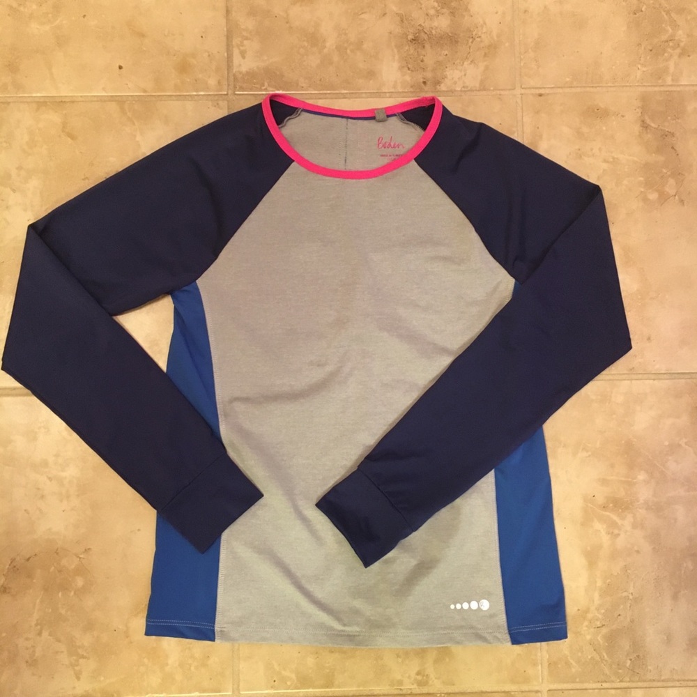 Boden girls performance/athletic shirt size 11 -12